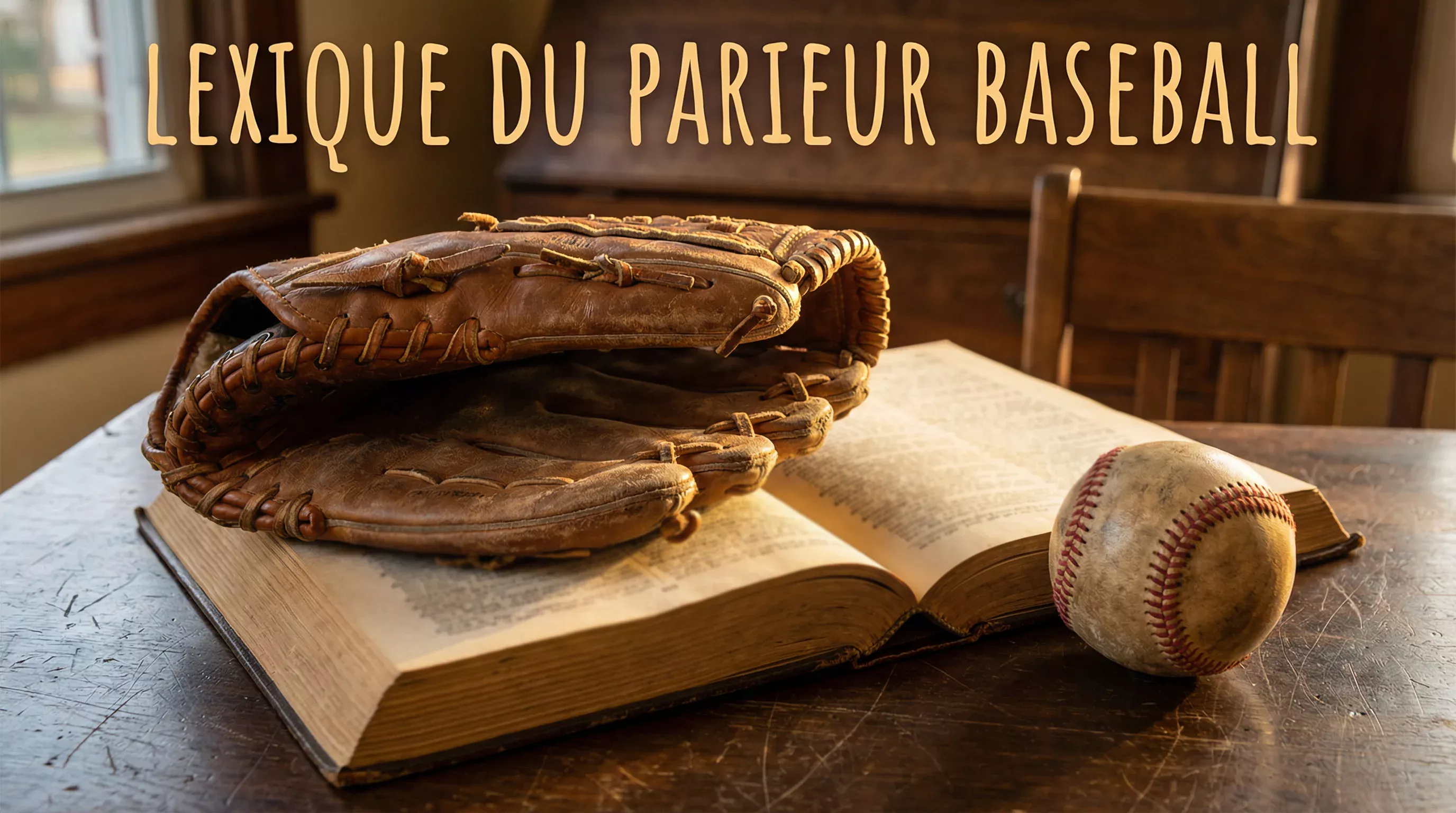 Lexique glossaire paris baseball termes MLB