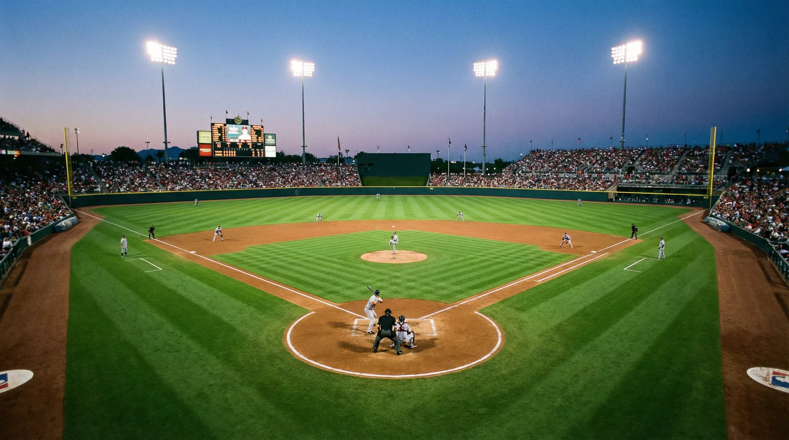 Structure d'un match de baseball MLB avec les manches et rotations